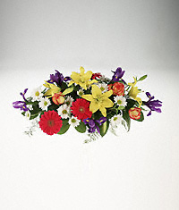 Spring flowers centerpiece
