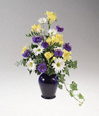 Vase arrangement for baby boy