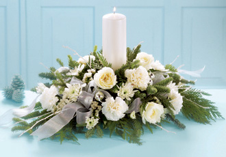  Wintergarden Candle Centerpiece  