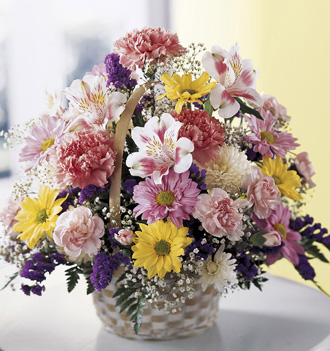  Basket of Cheer Bouquet  
