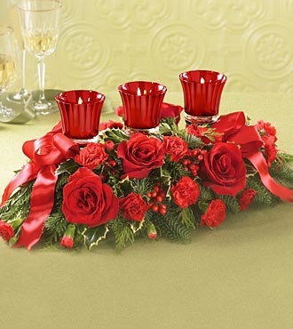 The FTD Christmas Centerpiece