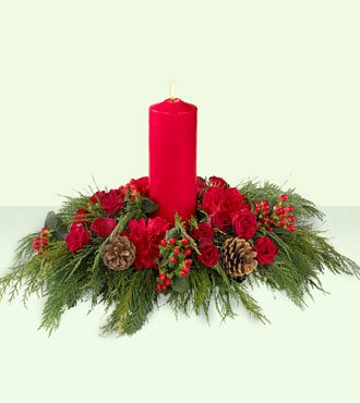 Holiday Traditions Candle Centerpiece
