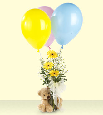 The Welcome Bear Bouquet