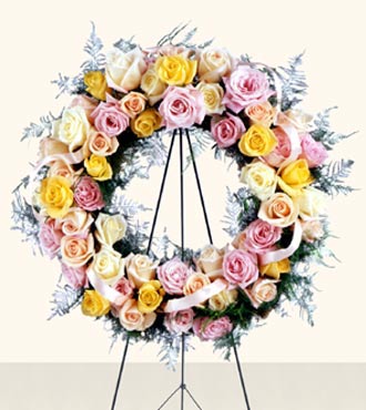 Vibrant Sympathy Wreath