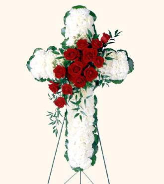 Floral Cross Arrangement