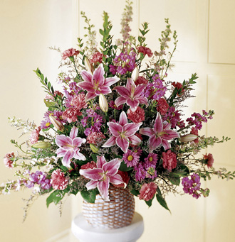  Leaf & Petals Basket  