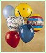 Delight children of any age with a foil and latex balloon bouquet. With a minimum of 3 foil and 3 latex balloons this gift is sure to express your sentiments perfectly. Specify occcasion in 